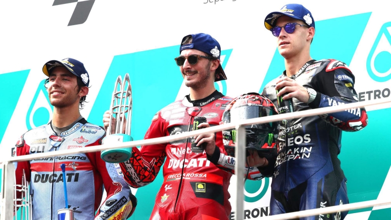 MotoGP: Ο Κουαρταραρό άρχισε τον «ψυχολογικό πόλεμο» στον Μπανάια