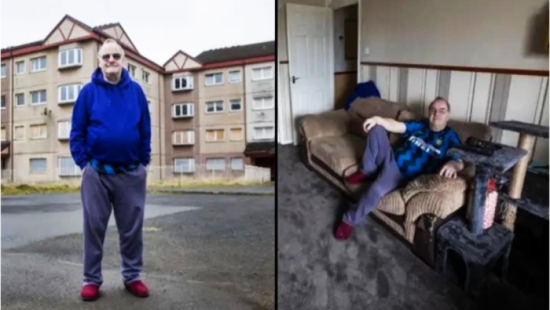 Ο τελευταίος άνθρωπος στον «πιο μοναχικό δρόμο» της Βρετανίας ξόδεψε 2.000 λίρες για να διακοσμήσει διαμέρισμά του (vid)