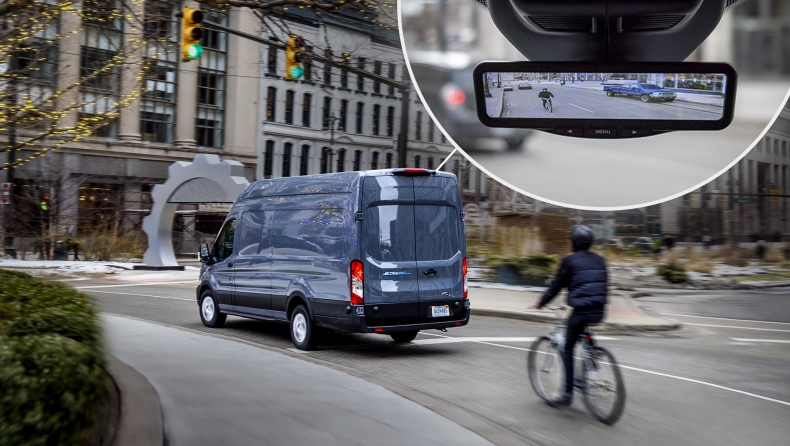 Επαγγελματικά οχήματα: Ο ψηφιακός κεντρικός καθρέπτης είναι η λύση (vid)