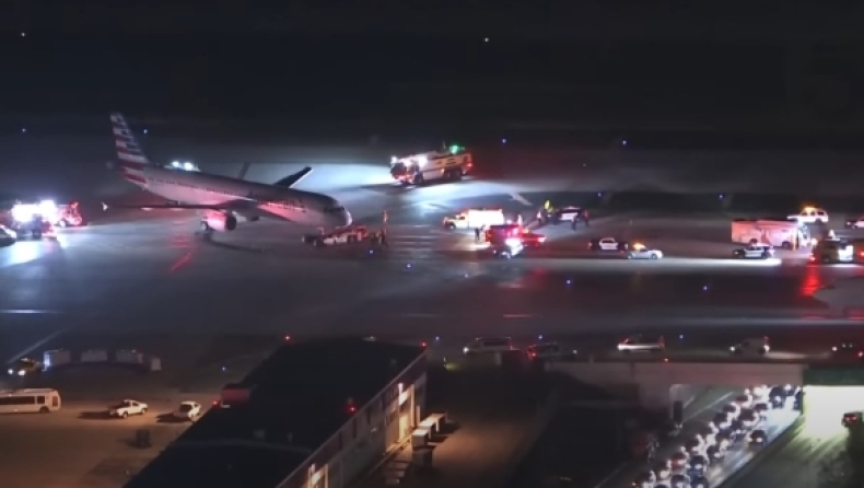 Απίστευτο ατύχημα με σύγκρουση αεροπλάνου με λεωφορείο στο αεροδρόμιο του Λος Άντζελες (vid)
