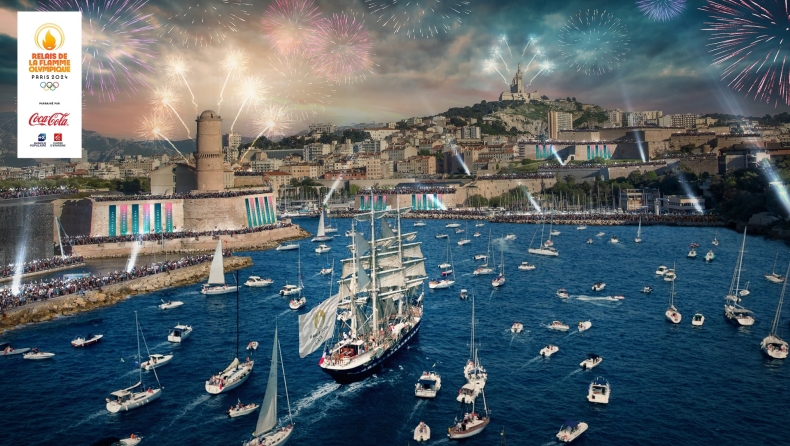Παρίσι 2024: Από τη Μασσαλία θα ξεκινήσει η Ολυμπιακή Λαμπαδηδρομία