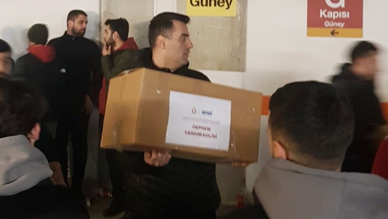 Σεισμός στην Τουρκία: Ο Ανδρέας Πιστιόλης και η Γαλατασαράι συλλέγουν είδη πρώτης ανάγκης