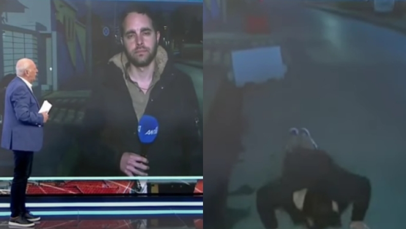 Ρεπόρτερ του ΑΝΤ1 έκανε live κάμψεις και οι περαστικοί απορούσαν: «Το βγάζετε στην τηλεόραση αυτό», ρωτούσαν (vid)