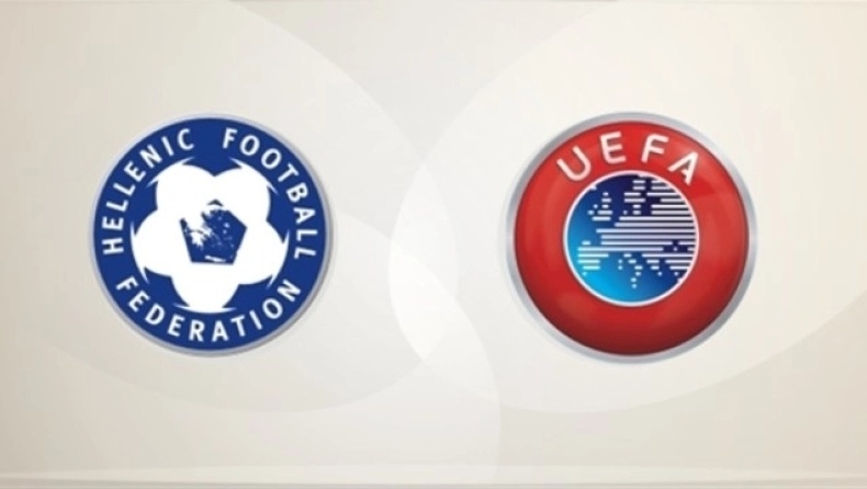 Τα σήματα των UEFA και ΕΠΟ