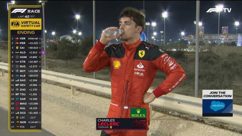 Formula 1, Λεκλέρ: Επέστρεψε η κατάρα της Ferrari, εγκατέλειψε ο Μονεγάσκος (vid)