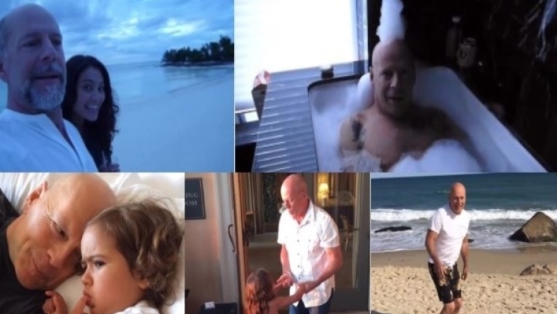 Μπρους Γουίλις: Η ζωή πριν την άνοια από το συγκλονιστικό βίντεο της γυναίκας του στα γενέθλιά του