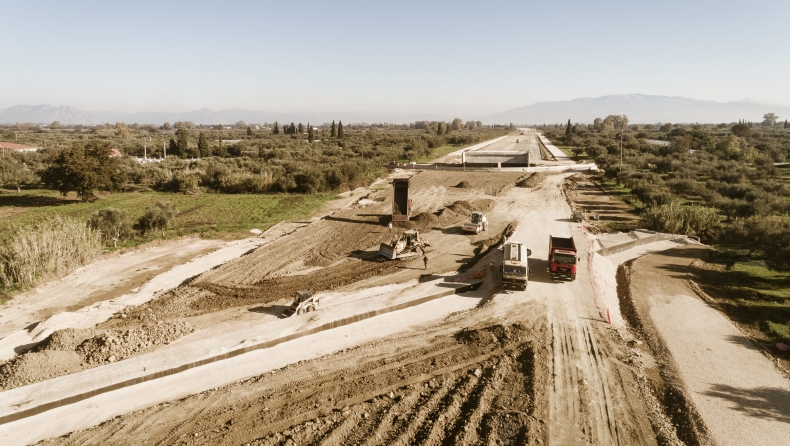 Πάτρα – Πύργος: Στο 11% η πρόοδος κατασκευής στον αυτοκινητόδρομο των 75 χλμ. (vid)