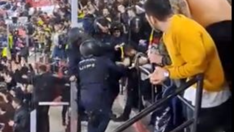 Φενέρμπαχτσε: Απροκάλυπτη επίθεση της ισπανικής Αστυνομίας σε οπαδό, του άνοιξαν το κεφάλι με γκλοπ!
