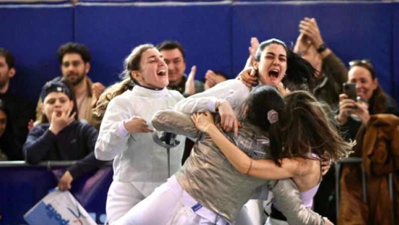 Ξιφασκία: Στην 8αδα σταμάτησε η πορεία στο ομαδικό σπάθης των γυναικών