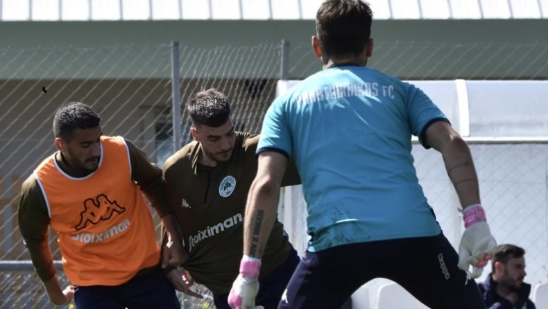 Δουλειά με επίκεντρο την τακτική στην προπόνηση του Παναθηναϊκού