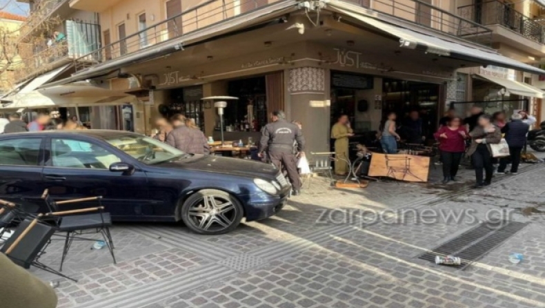  Αυτοκίνητο «εισέβαλε» σε καφετέρια στα Χανιά: Δύο τραυματισμένες γυναίκες 