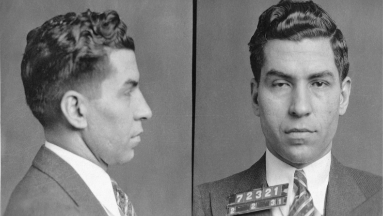 Lucky Luciano: Ο αδίστακτος μαφιόζος που έγινε ο φόβος και ο τρόμος των Αμερικάνων (vid)