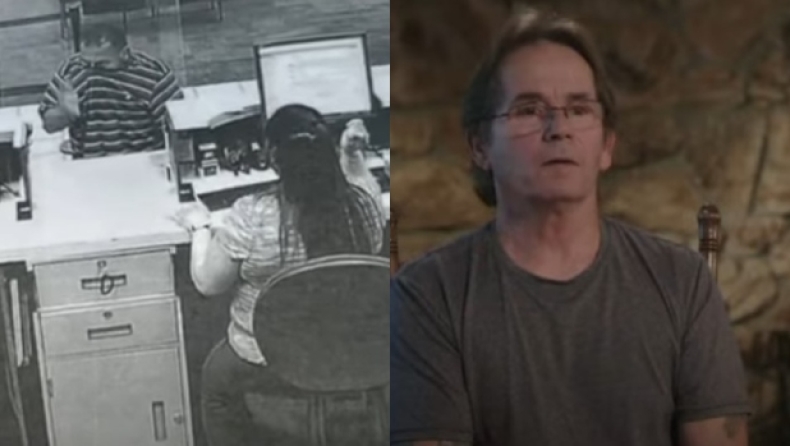 Πελάτης τράπεζας απέτρεψε ληστεία κάνοντας μια αγκαλιά στον κλέφτη (vid)