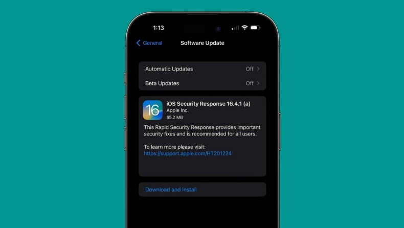 Πρώτο Rapid Security Response update για iPhone, iPad και Mac