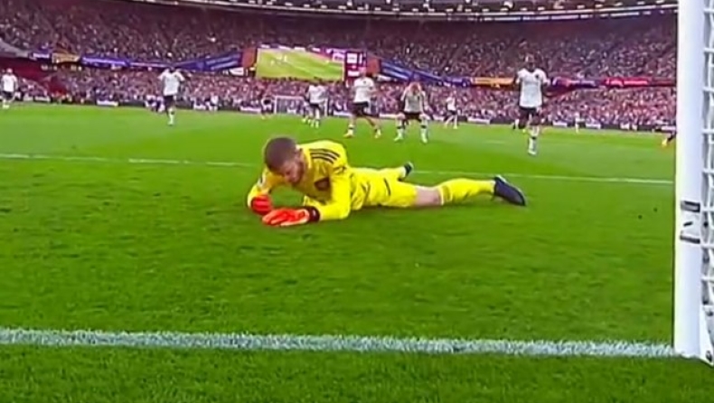 O Νταβίντ Ντε Χέα μετά το λάθος κόντρα στη Γουέστ Χαμ