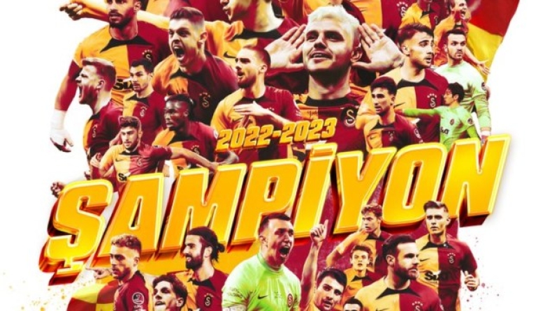 Γαλατασαράι: Κατέκτησε το 23o πρωτάθλημα Τουρκίας της ιστορία της