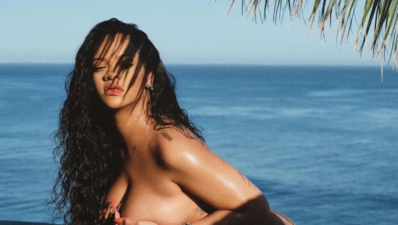 Σαρωτική Rihanna: Η γυμνή φωτογράφιση σε προχωρημένη εγκυμοσύνη έσπασε το κοντέρ σε likes