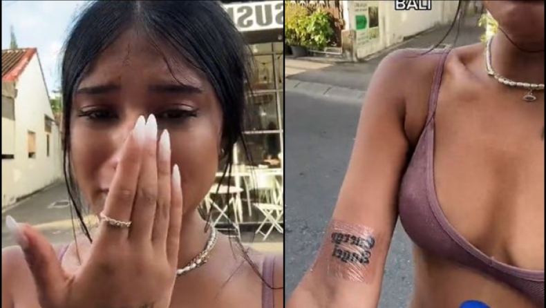 Το δράμα μιας infuencer: Ξέσπασε σε λυγμούς για το αποτυχημένο τατουάζ της (vid)