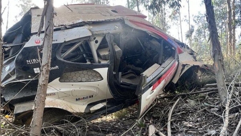 WRC, Ράλλυ Πορτογαλίας: Διαλύθηκε το Yaris του Έβανς, πρωτοπόρος ο Ροβάνπερα (vid)