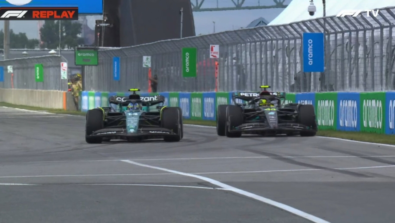 F1 - Καναδάς: Εκπληκτική προσπέραση του Αλόνσο στον Χάμιλτον (vid)