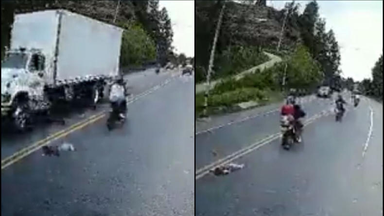 Βίντεο που «κόβει» την ανάσα: 5χρονη που είχε Άγιο παρασύρεται από μηχανή και στη συνέχεια άλλες δύο περνούν από πάνω της