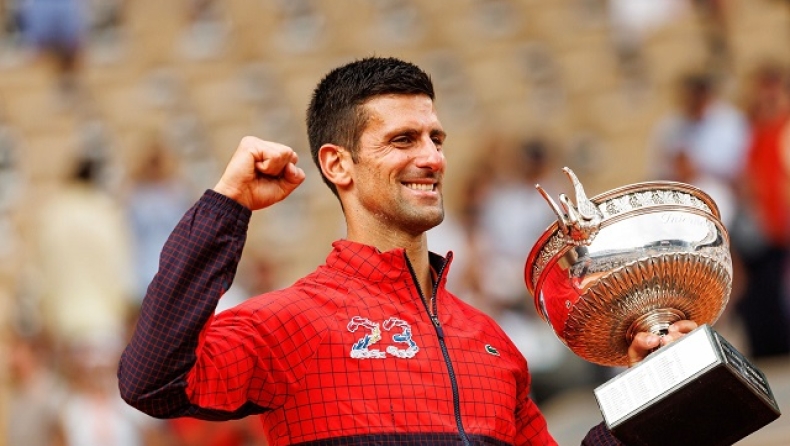 Ο Νόβακ Τζόκοβιτς για 3η φορά πρωταθλητής στο Roland Garros