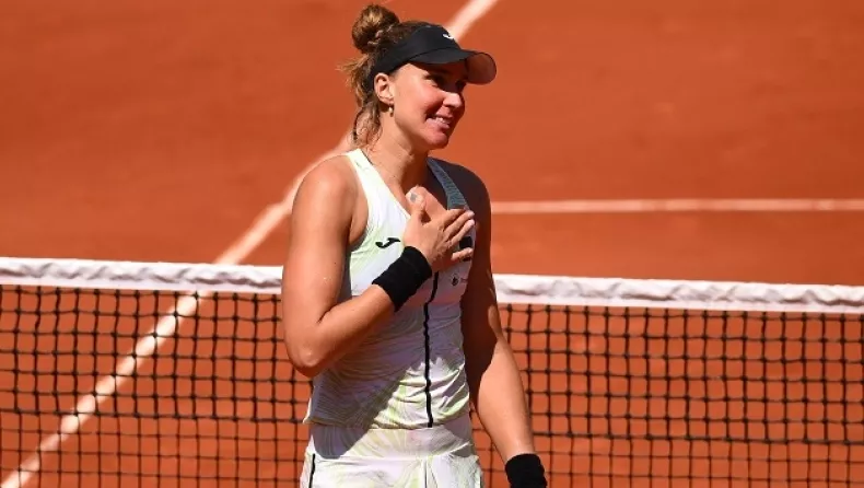 H Μπεατρίζ Χαντάντ Μάια στο Roland Garros