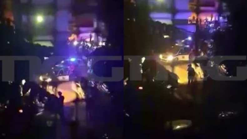 Κινηματογραφική καταδίωξη με τραυματισμό αστυνομικού: H στιγμή που ακινητοποιούν το όχημα και συλλαμβάνουν τους δράστες (vid)