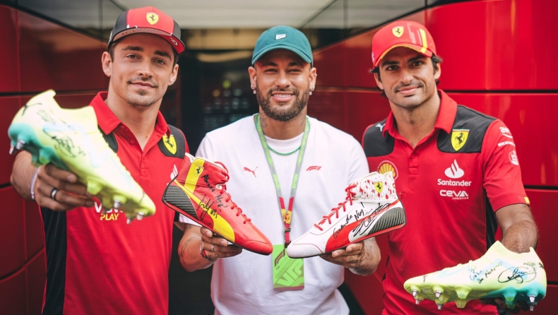 F1 - Θα φέρουν τα παπούτσια του Νεϊμάρ «γούρι» στην Ferrari;