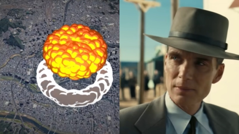 Η τρομακτική προσομοίωση που δείχνει πως λειτουργεί η ατομική βόμβα που έφτιαξε ο Oppenheimer (vid)