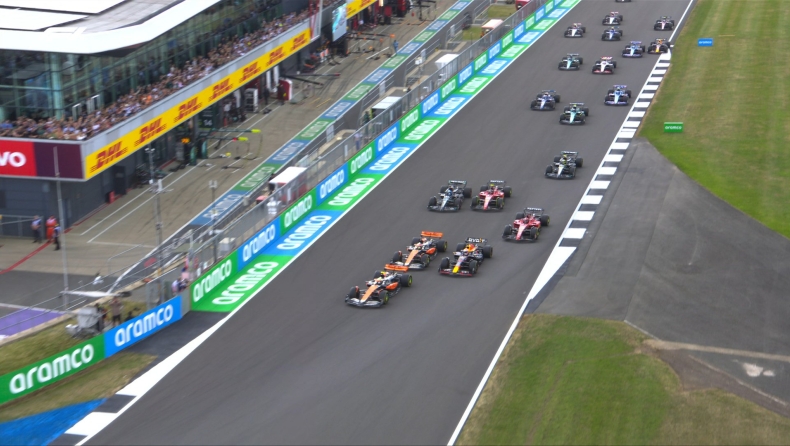 F1 - GP Βρετανίας: Εκπληκτική εκκίνηση από τον Νόρις, πέρασε τον Φερστάπεν