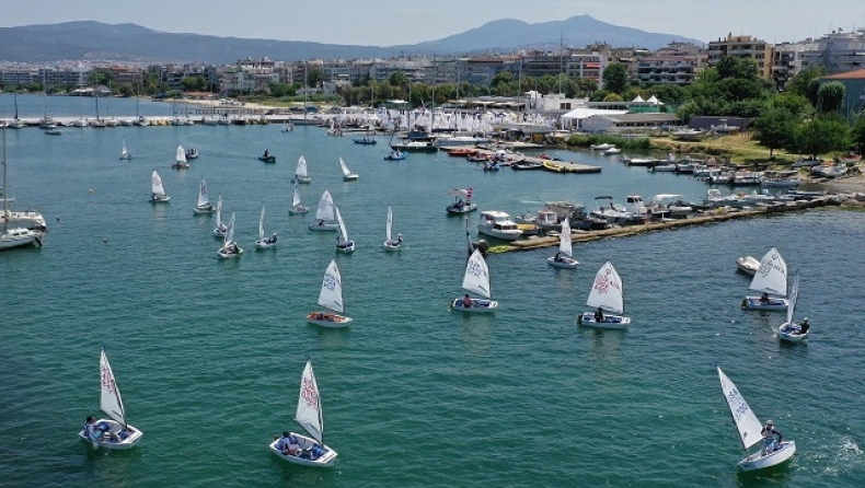 το Όπεν Ευρωπαϊκό πρωτάθλημα όπτιμιστ φιλοξενήθηκε στις εγκαταστάσεις του Ναυτικού Ομίλου Θεσσαλονίκης.