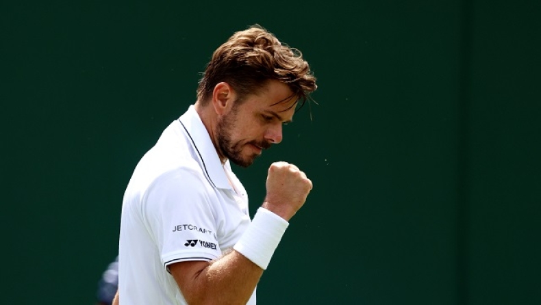 O Σταν Βαβρίνκα πανηγυρίζει