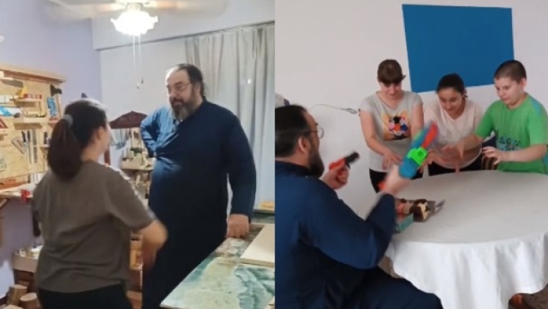 TikTok: Ο ιερέας με τα χιουμοριστικά βίντεο και τις συμβουλές (vid)