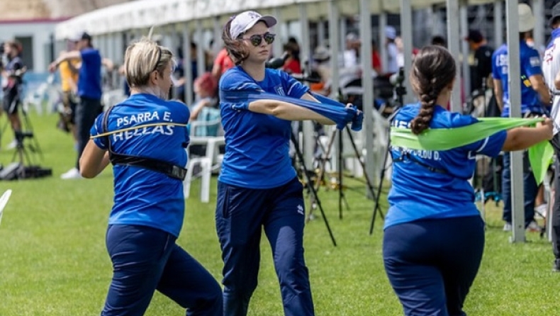 Η Μάρθα Γκορίλα στο παγκόσμιο πρωτάθλημα τοξοβολίας 