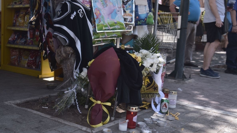 Το σημείο της δολοφονίας στη Νέα Φιλαδέλφεια