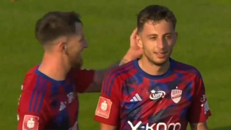 Γκολ ο Παπανικολάου στο 1-0 της Ράκοφ (vid)