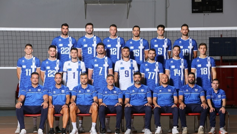 Η εθνική ομάδα βόλεϊ ανδρών που θα αγωνιστεί στο παγκόσμιο πρωτάθλημα