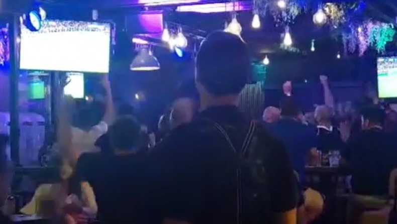 Οι πανηγυρισμοί στο Ζάγκρεμπ στην απόκρουση πέναλτι του Λιβάκοβιτς και η «παγωμάρα» μετά το γκολ του Βίντα (vid)