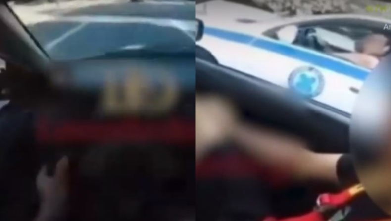 Αστυνομικοί ζήτησαν από οδηγό «φτιαγμένου» αυτοκινήτου να πατήσει γκάζι για να δουν πόσo τρέχει (vid)
