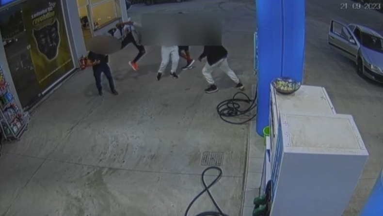 Ληστεία με κλωτσιές καράτε σε βενζινάδικο της Λαμίας (vid)