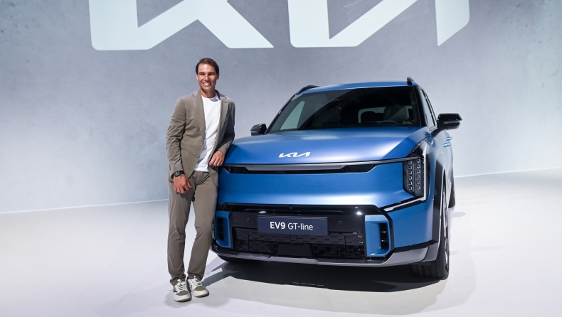 Ο Ράφα Ναδάλ και η ηλεκτρική ναυαρχίδα της Kia (vid)