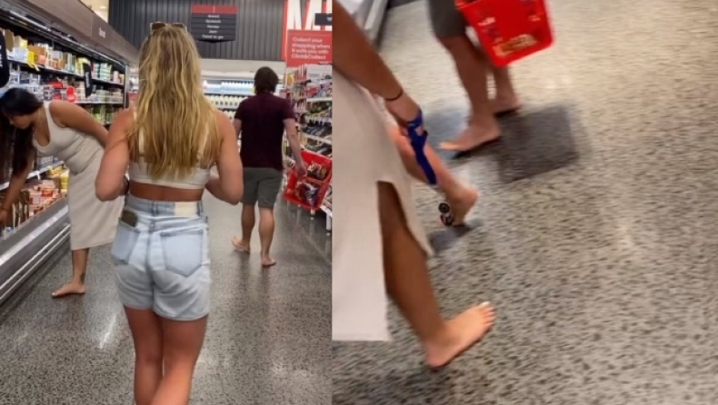 Τουρίστρια πήγε στην Αυστραλία και ξαφνιάστηκε με αυτό που είδε: Δεκάδες άνθρωποι στο supermarket δεν φορούσαν παπούτσια (vid)