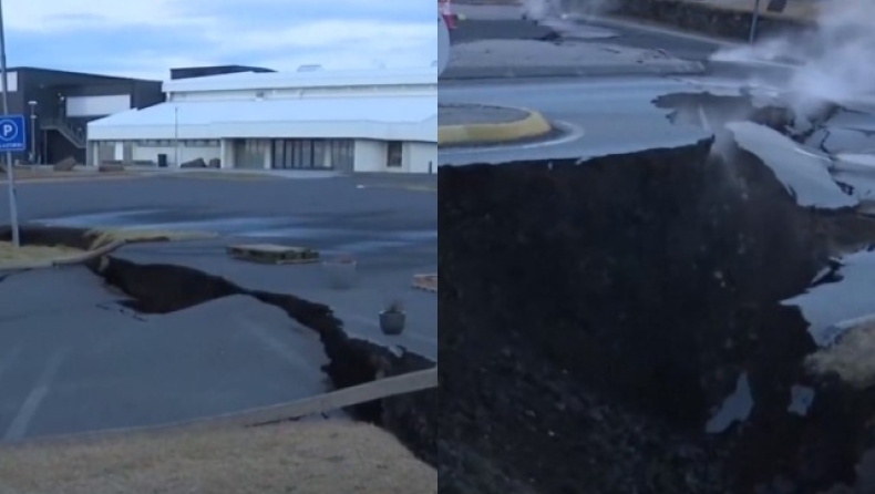 Εκκενώθηκε το Grindavik της Ισλανδίας υπό τον φόβο επικείμενης ηφαιστειακής έκρηξης (vid)