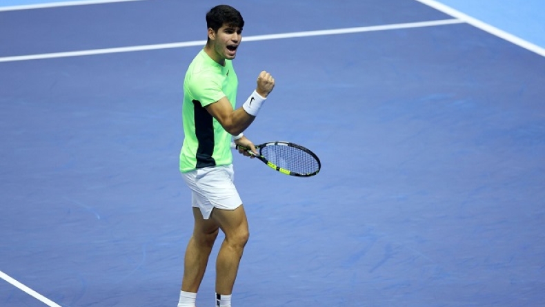  Με άνεση ο Αλκαράθ τον Ρούμπλεφ στα ATP Finals 