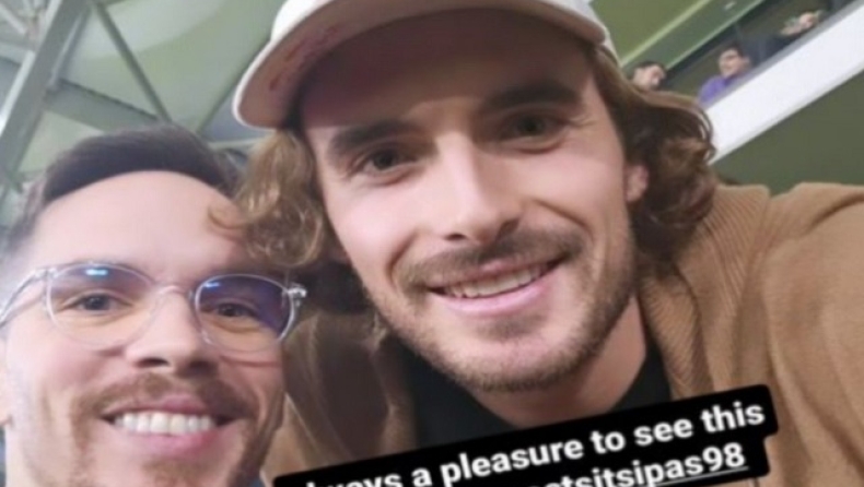  Η σέλφι Πετρούνια και Τσιτσιπά στην Opap Arena