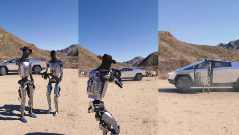 Τα ρομπότ του Έλον Μασκ «πυροβόλησαν» το Cybertruck: Το βίντεο που ξεγέλασε τους πάντες (vid)