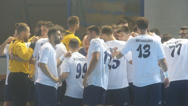 H Εθνική χάντμπολ ανδρών σε τάιμ άουτ