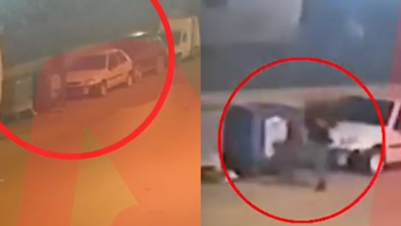 Νέο βίντεο μετά την επίθεση στον αστυνομικό στο Ρέντη: Διακρίνονται δυο άτομα (vid)