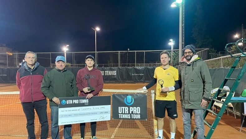 O Γιάννης Ξυλάς κατέκτησε τον τίτλο στο UTR Pro Tennis Tour 25.000 δολαρίων,